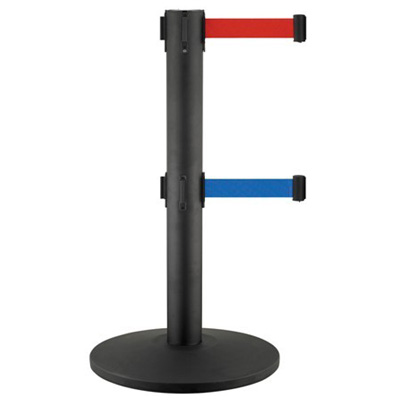 雙層伸縮帶欄桿座