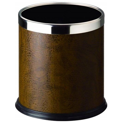 圓形雙層垃圾桶(包黃褐色)