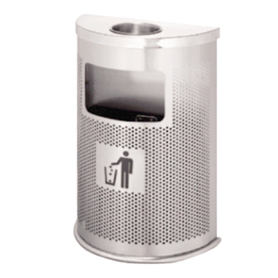 半圓靠墻式垃圾桶