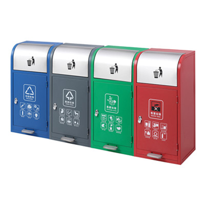 四分類垃圾桶（可帶腳踏）